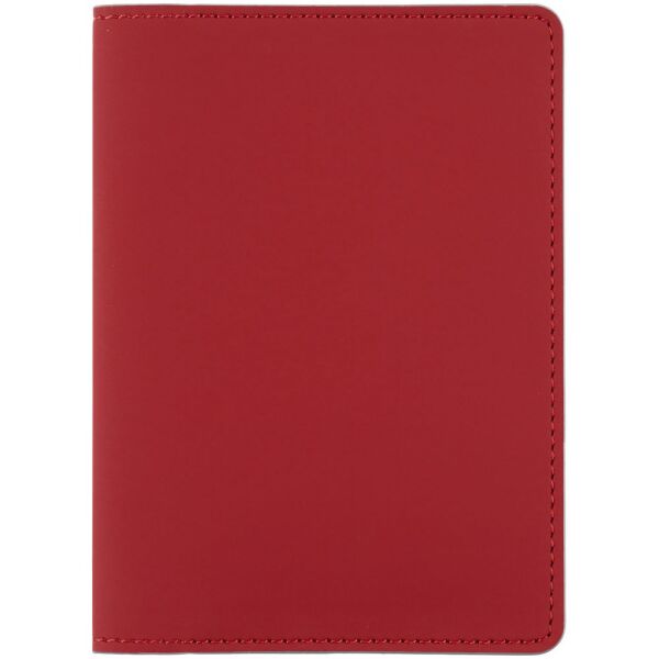 Обложка для паспорта Shall Simple, цвет красный