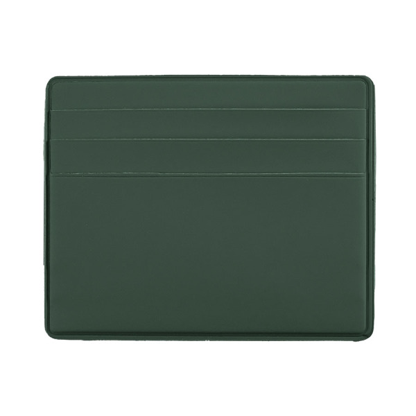 Чехол для 6 карт с отделением для денег, цвет зеленый, PU soft touch