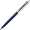 Ручка шариковая Senator Point Metal, ver.2, цвет темно-синяя