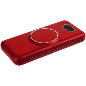 Внешний аккумулятор Omni Qi 10000 мАч, цвет красный