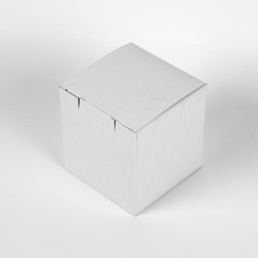 Коробка под кружку, цвет белая