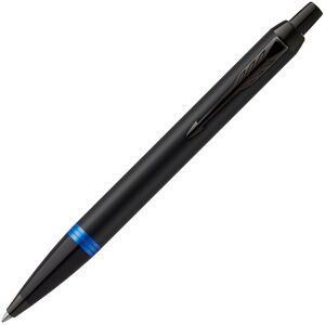 Ручка шариковая Parker IM Professionals Marine Blue BT, цвет черная с синим