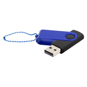 Флешка Designer To Go 2.0 USB 16Gb, цвет черный/синий