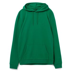 Толстовка с капюшоном унисекс Hoodie, цвет зеленая, размер M