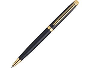 Ручка шариковая Waterman «Hemisphere Matt Black GT M», черный матовый/золотистый