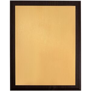 Плакетка Plaque XL, цвет венге с золотистой пластиной