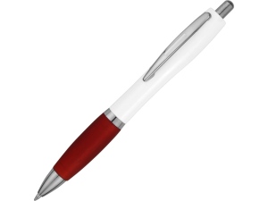 Шариковая ручка Nash, белый/красный, чернила  синие